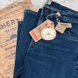 NEW! Faherty Slim Straight denim- 35/34